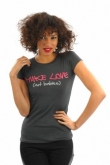 Cocoabella Grey Make Love not Babies T-shirt