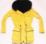 Patrick Kevin Womens Yellow Fitted Jacket