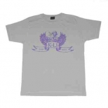 K-Li Grey T-shirt with Purple Emblem