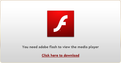 Get Adobe Flash player